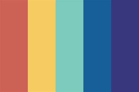 Muted Rainbow #42 Color Palette | Color palette design, Muted rainbow, Neon colour palette