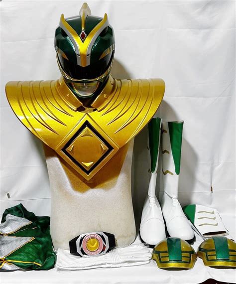 MMPR Green Ranger Tommy Oliver Cosplay Costume Full Set 100 USD off for Chrismas Sale - Etsy