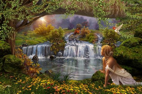 gardening: Fairy Garden Desktop Wallpaper - WallpaperSafari