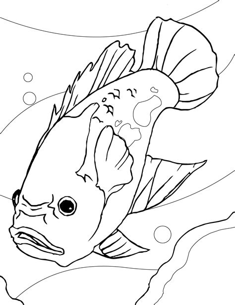 Oscar (Fish) coloring, Download Oscar (Fish) coloring