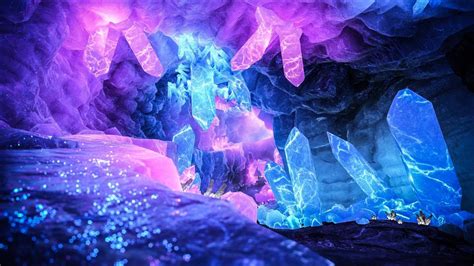 Crystal Cave Wallpaper 4k Live - IMAGESEE