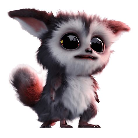 Fluffy Cute Gizmo from Gremlins · Creative Fabrica