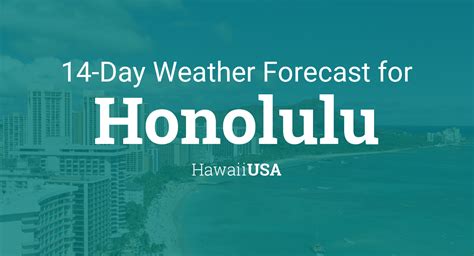 Honolulu, Hawaii, USA 14 day weather forecast