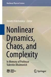 Nonlinear Dynamics, Chaos, and Complexity - Kybernetikk og systemteori - innbundet(9789811590337 ...