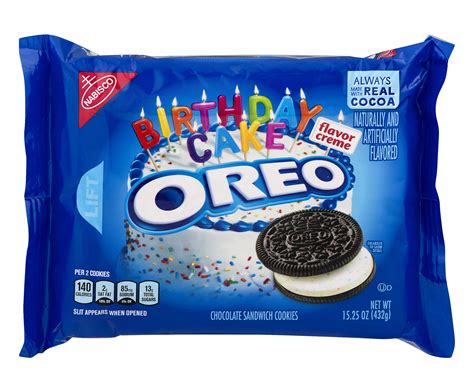 Birthday Cake Oreos from The Craziest Oreo Flavors Ever - The Daily Meal