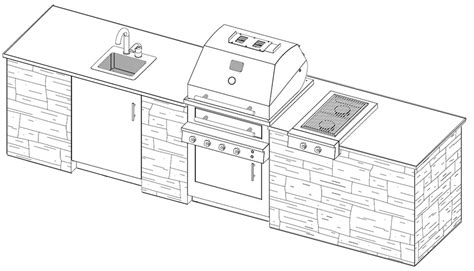 Outdoor Kitchen Plans Blueprints / Woodwork Outdoor Kitchen Pergola Plans PDF Plans - Fabian ...