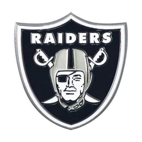 FANMATS NFL - Las Vegas Raiders 3D Molded Full Color Metal Emblem 22596 ...