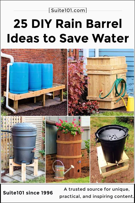 25 Cheap DIY Rain Barrel Ideas to Make and Save - Suite 101