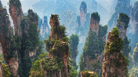 Zhangjiajie National Forest Park (China) Wallpapers Images Photos ...