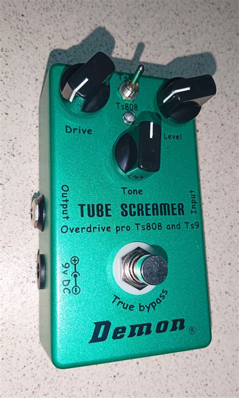 Tube Screamer Pedal (Demon FX), Hobbies & Toys, Music & Media, Music ...