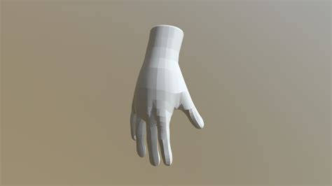 Retopology-Hand Model - 3D model by anall8080 [ad49a8b] - Sketchfab