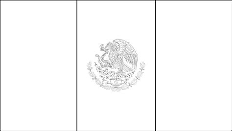 Free Mexican Flag Coloring Pages