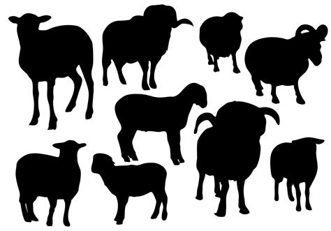 Free Sheep Silhouette Vector 95450 Vector Art at Vecteezy