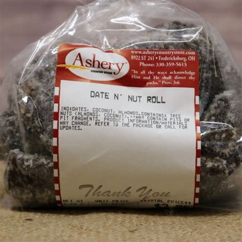 Date 'N Nut Roll - Ashery Country Store