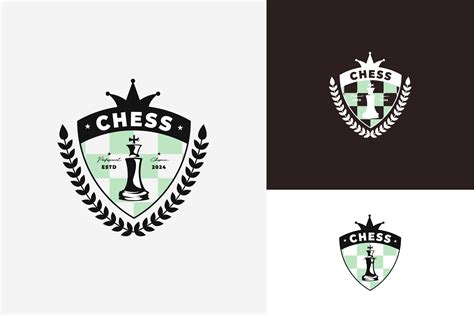 Vintage Chess King Logo Template Element Graphic by PyruosID · Creative Fabrica