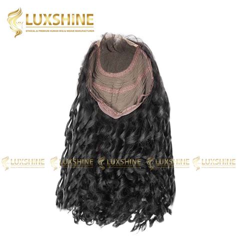 Romantic Curly Black Lace Closure Wig | Luxshine Hair