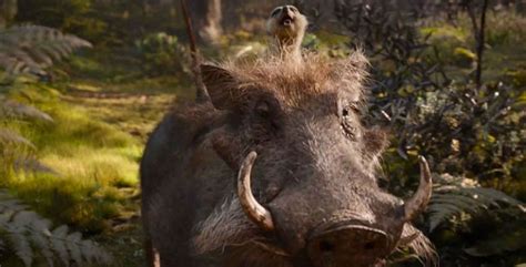 Meet Timon and Pumbaa in these new clips from the live-action The Lion King