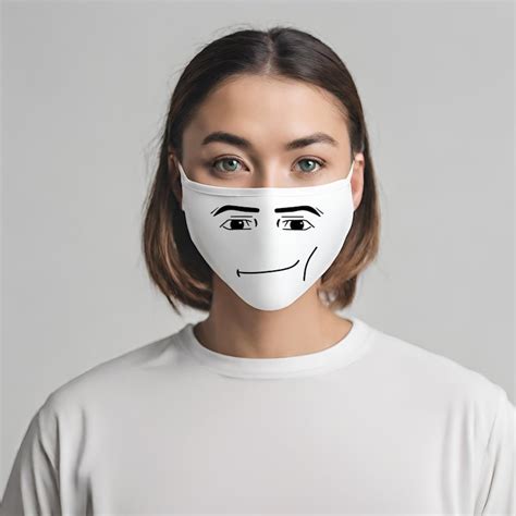 Roblox Man Face Mask Roblox Merch Gamer Gifts Gen Z - Etsy