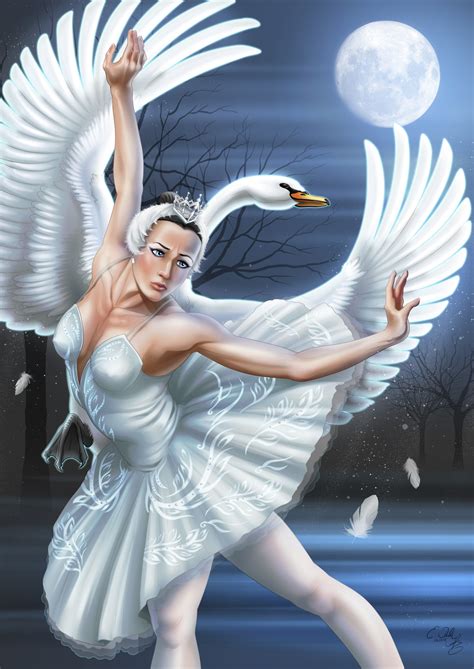 ArtStation - Swan lake - White Swan