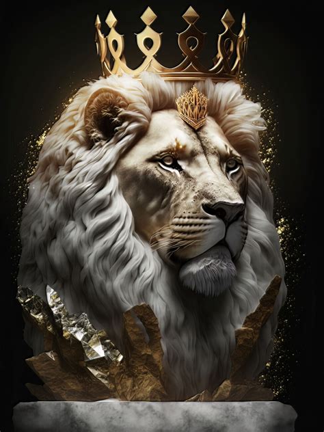 Lion With Crown