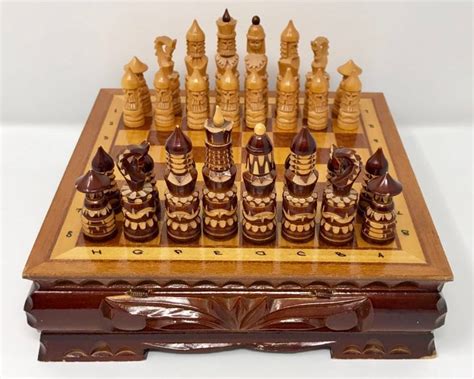 Traditional Russian chess set - Catawiki