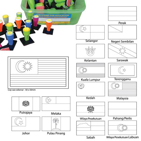 Senarai Bendera Negeri Di Malaysia Untuk Mewarna Yang Menarik Dan Bole – NBKomputer