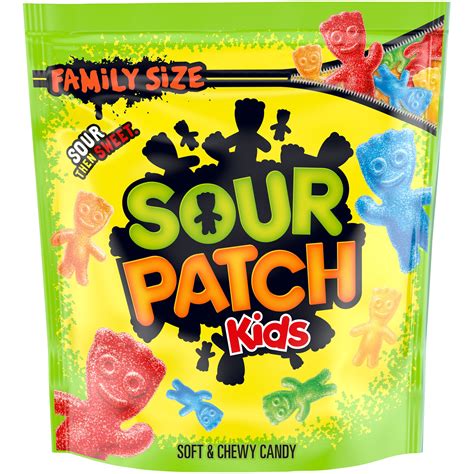 SOUR PATCH KIDS Halloween Candy, Original Flavor, Trick or Treat Holiday Candy, 1 Family Size ...