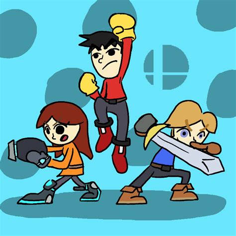 Super Smash Bros 031-Mii Fighters by Guuguuguu on DeviantArt