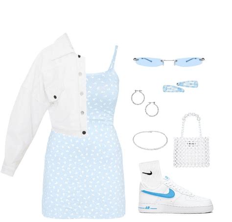 baby blue Outfit | ShopLook | Baby blue outfit, Blue outfit, Cute teen outfits