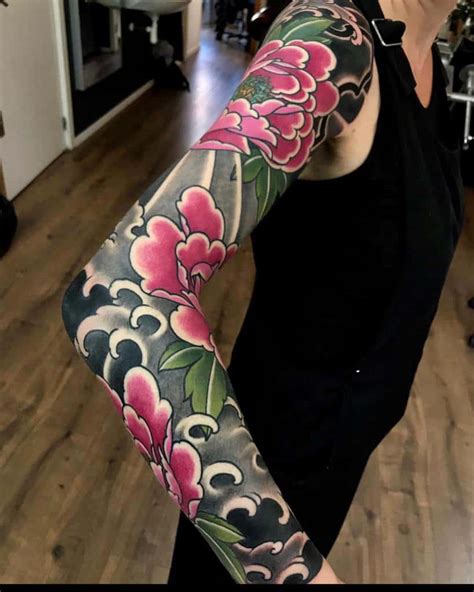 Top 49 Best Flower Tattoo Sleeve Ideas - [2021 Inspiration Guide]