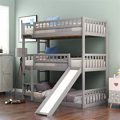 Triple Bunk Bed with Slide is the Bed of Your Child’s Dreams! - Yinz Buy