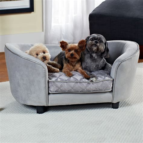 Enchanted Home Pet Quicksilver Sofa Dog Bed in Gray | Petco