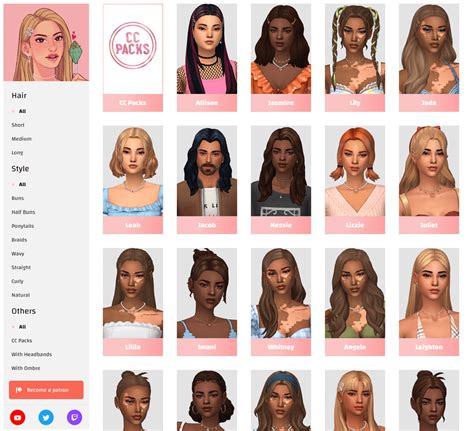 Sims 4 Hair Mods Maxis Match - Infoupdate.org