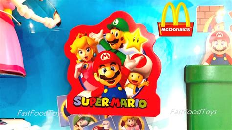 2019 McDONALD'S SUPER MARIO HAPPY MEAL TOYS DISPLAY HAPPY MEAL BOX NINTENDO FULL SET 10 KIDS ...