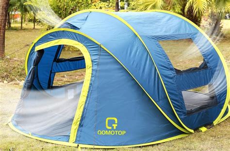 Amazon carries this pop-up tent that can be fully assembled in just 10 seconds