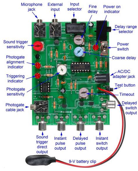 Circuit Board Components Diagram