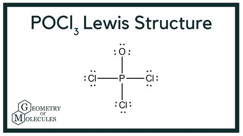 POCl3 Lewis Structure (Phosphoryl Chloride) - YouTube