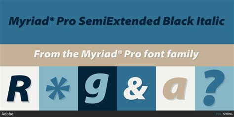 Fontspring | Myriad® Pro Fonts by Adobe