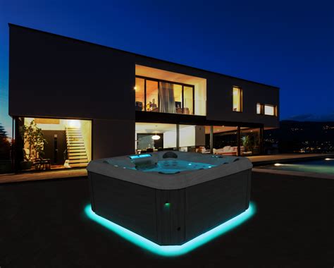 Bring the "wow" factor to your backyard! | Hot tub, Led outdoor lighting, Spa hot tubs