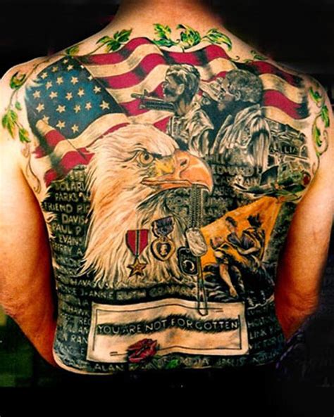 50 Awesome American Flag Tattoo Designs | Art and Design