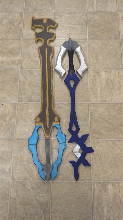 I made these out of wood for a Terra and Aqua cosplay a few years ago. I recently wanted to ...