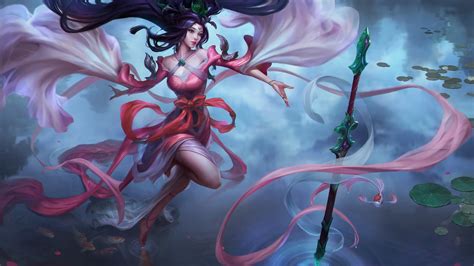 Janna, LoL, Sacred Sword, Splash Art, 4K, #391 Wallpaper iPhone Phone