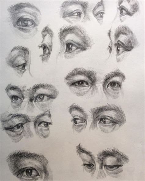 Realistic Different Types Of Eyes Drawing - michaeljacksonopowiadania