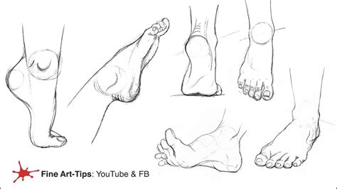 How To Draw Feet Easy - Aesthetic Drawing