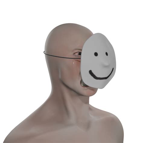 3d wojak crying meme w/ mask LOL (Oc Sculp) : r/blender