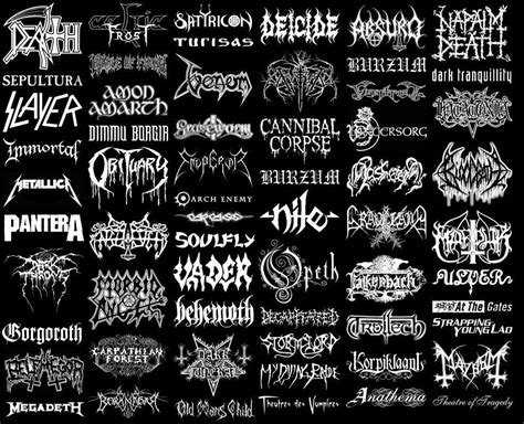 Heavy Metal Font Poster