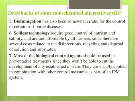 PPT - Non-Chemical Alternatives to Methyl Bromide for Soil-Borne Pest ...