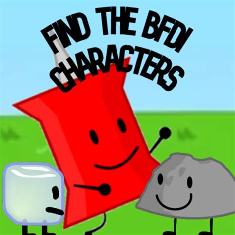 Find The BFDI Characters 70 for ROBLOX - Game Download