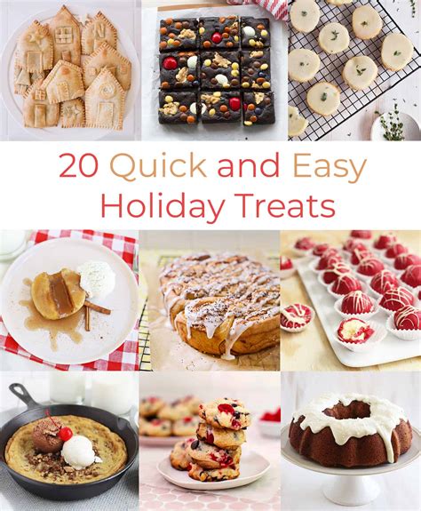 20 Quick + Easy Holiday Treats - A Beautiful Mess