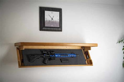 1242 Top Locking Concealment Shelf | Hidden Gun Shelf | Tactical Walls